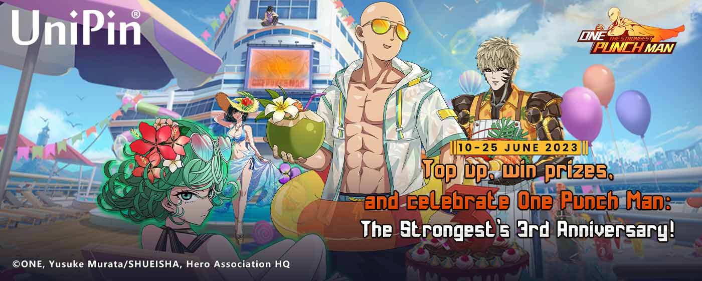 Claim Your Glory in One Punch Man: The Strongest's 3rd Anniversary Event